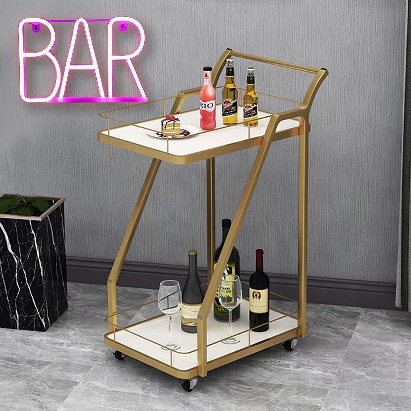 Neon Bar Signs For Home Bar, Led Party Wall Decor Usb Powered Man Cave Neon Light For Bar Cart Decor, Bistro, Club, Pub, Business, Valentine Gifts (pink)