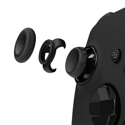SCUF Control Thumbstick Grips - 4 Pack with 2 Bases - Catalyst - Joystick Thumb Grips For Xbox One and Xbox Series X & S, PS4, PS5, Nintendo Switch Pro Controller - Black