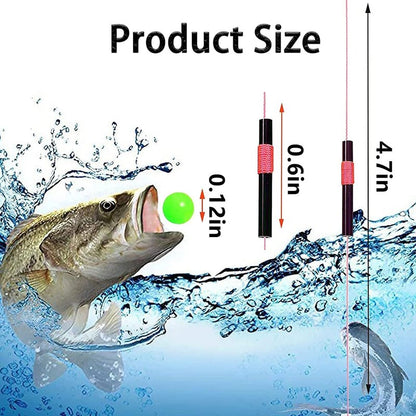Fishing Bobber Stops - Durable Float Stops with Glow Beads | Easy String Knots