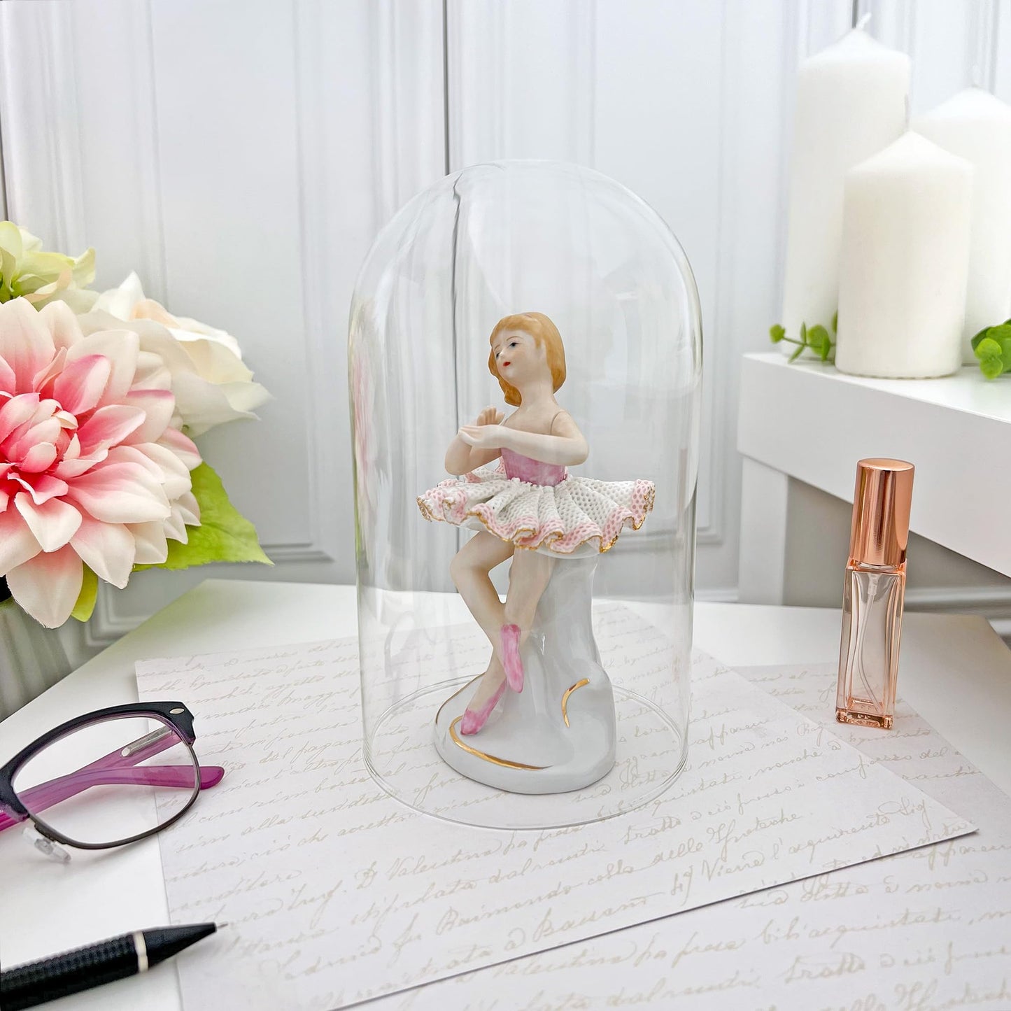 Plymor 4" x 7" Glass Display Dome Cloche (no Base)