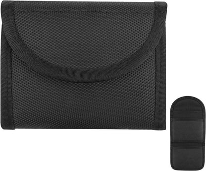 Double Glove Pouch - 1680D Nylon Holder for Duty Belt | Latex Disposable Pouch for Police & Firefighters