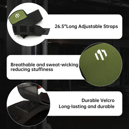 MANUEKLEAR Adjustable Compression Elbow Wraps for Weightlifting(1 Pair), Elbow Sleeves Weightlifting Men with Compression Band, 5mm Neoprene Elbow Strap for Weight Lifting and Bench Press