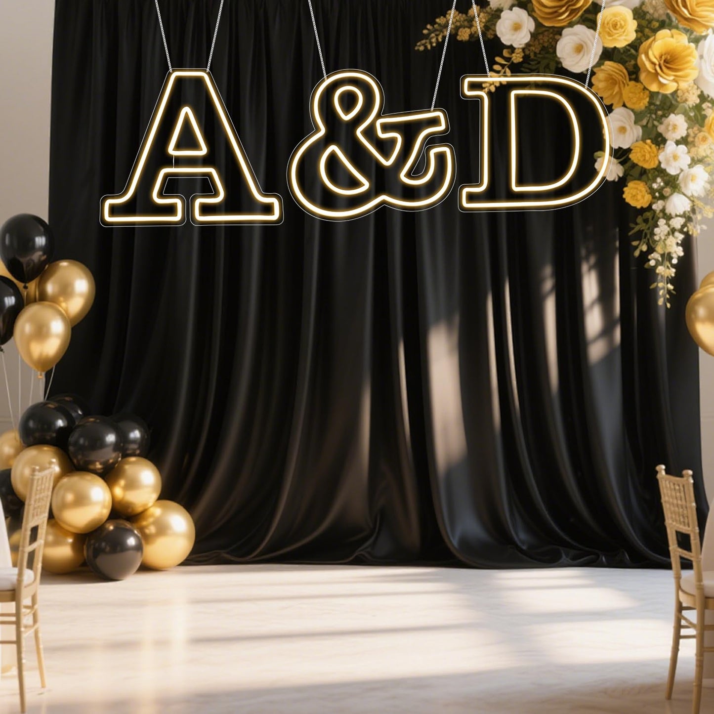 RumonZS Light Up Letters & LED Letters Lights Neon Sign 26 Alphabet 12.2"Decorative Lighted Alphabet for Wedding Party Birthday Bar Christmas Home Decor Letter Lights (Warm White)