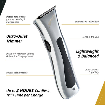 Wahl Professional Sterling Mag Cordless Trimmer Rotary Motor Lithium Ion Battery