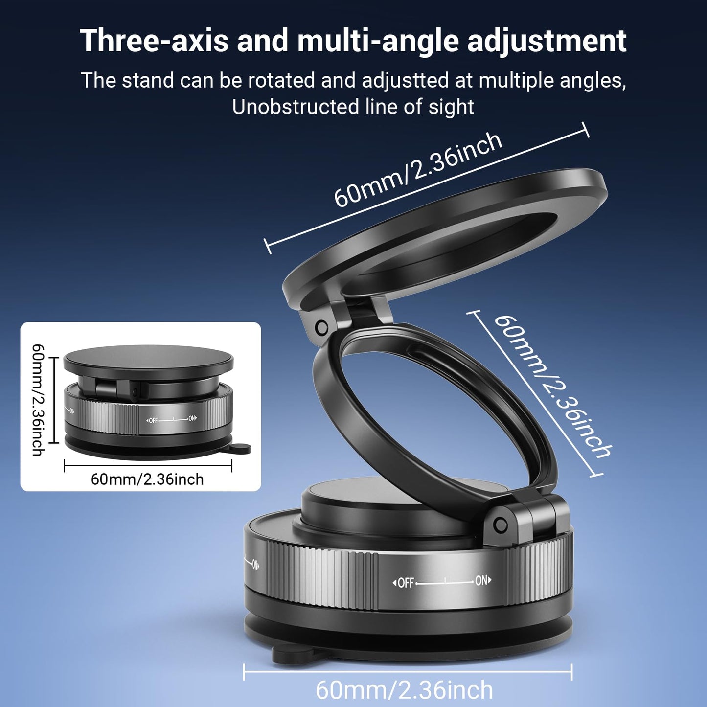 EGBULL Vacuum Magnetic Car Phone Holder