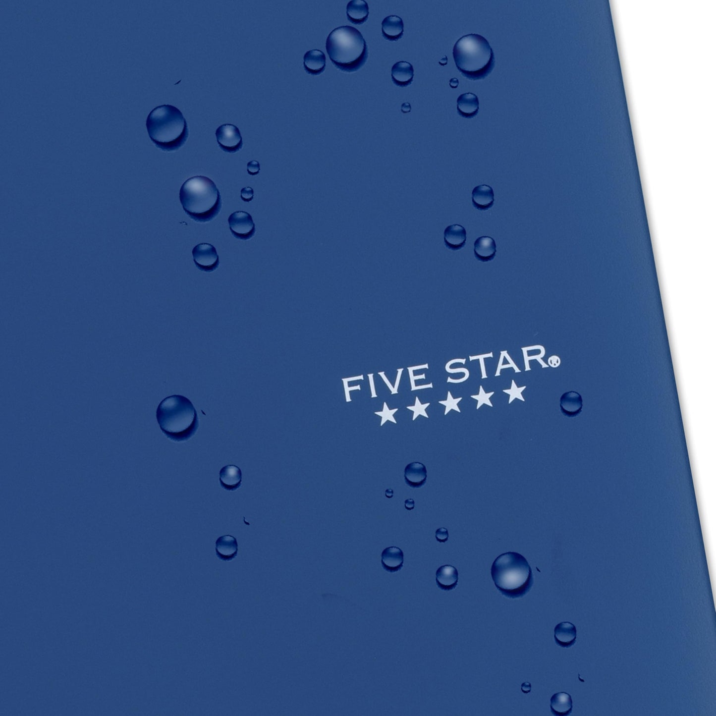 Five Star Spiral Notebook + Study App, 5 Subject, College Ruled Paper, 8-1/2" x 11", 200 Sheets, Fights Ink Bleed, Water Resistant Cover, Pacific Blue (73635)