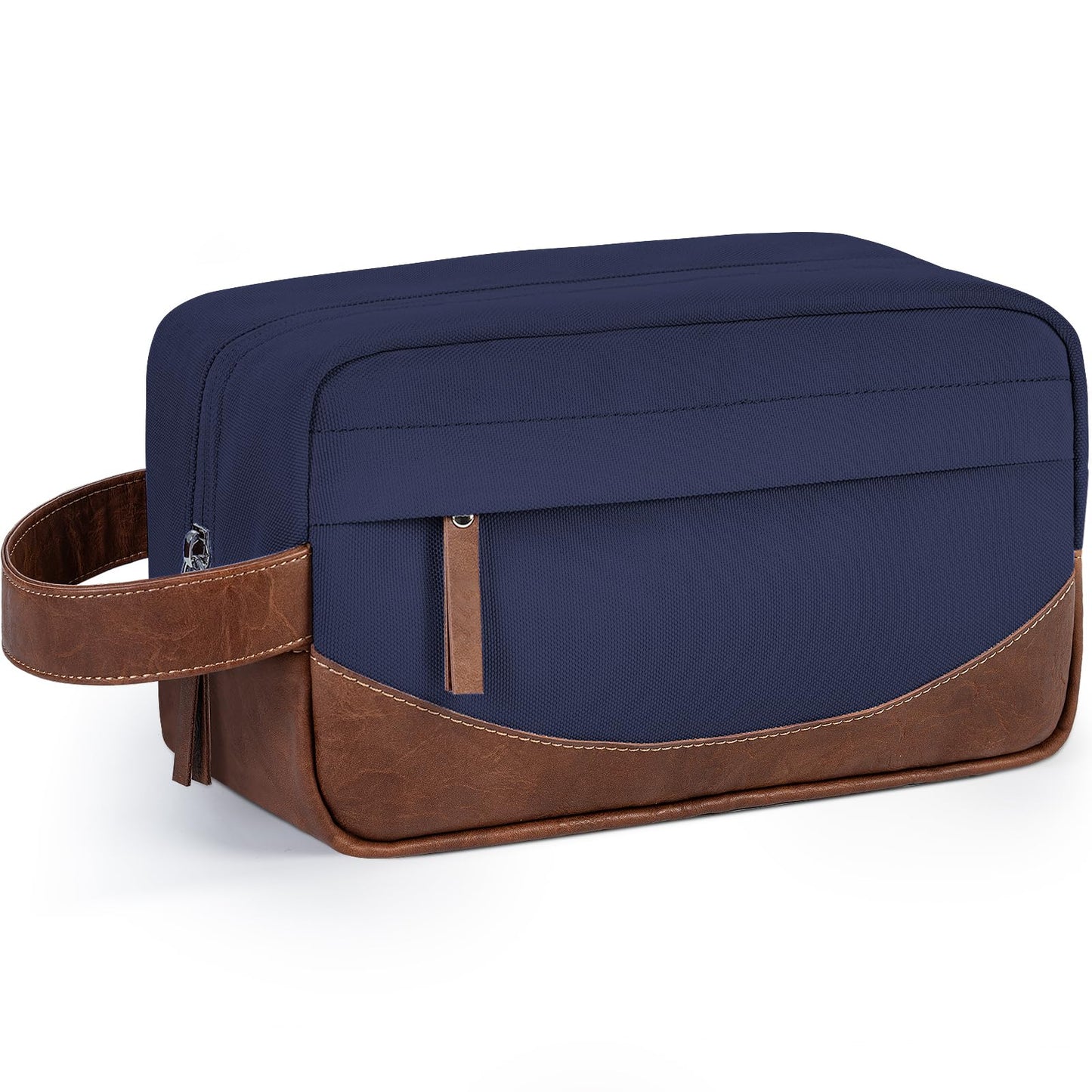 Ezday Travel Toiletry Bag for Men, Hanging Toiletry Organizer, Water Resistant Shaving Kit with Large Capacity for Travel Accessories (Blue, Medium)