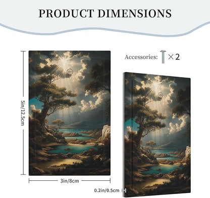 Decorative Art Light Switch Covers Sunburst Over the Wilderness 1 Gang No Device Blank Switchplate Electrical Faceplate for Home Decor