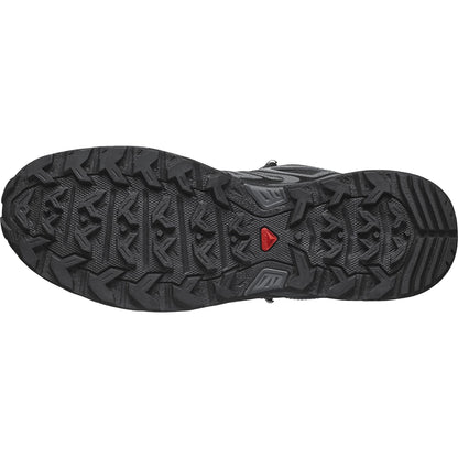 SALOMON X Ultra Pioneer Mid Gore-Tex Women's Outdoor Shoes, Waterproof, Secure foothold, and Stable & cushioned, Black Magnet Monument, 10.5 US