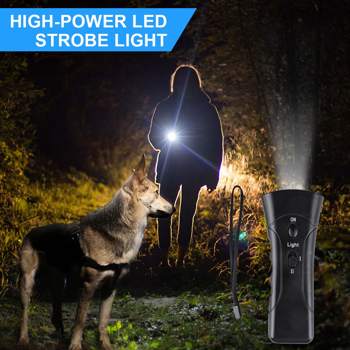 QZC Super Ultrasonic Dog Chaser,Training Dog Banish Dog Machine,Stop Animals Attacks Aggression