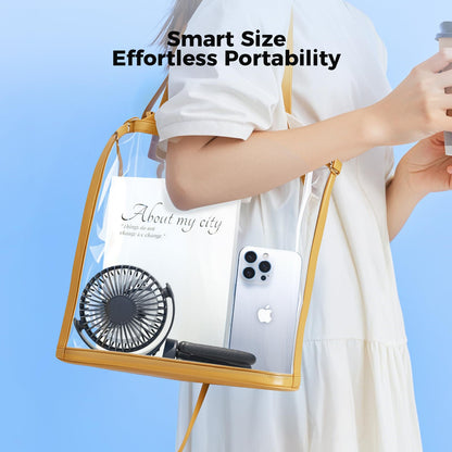 VETIFINAL Portable Baby Stroller Fan - 3-Speed Flexible Tripod Personal Fan Clip on for Bed, Rechargeable Battery Powered, Newborn Summer Cooling Essentials for Car Seat, Bike, Sleep, Travel (Black)