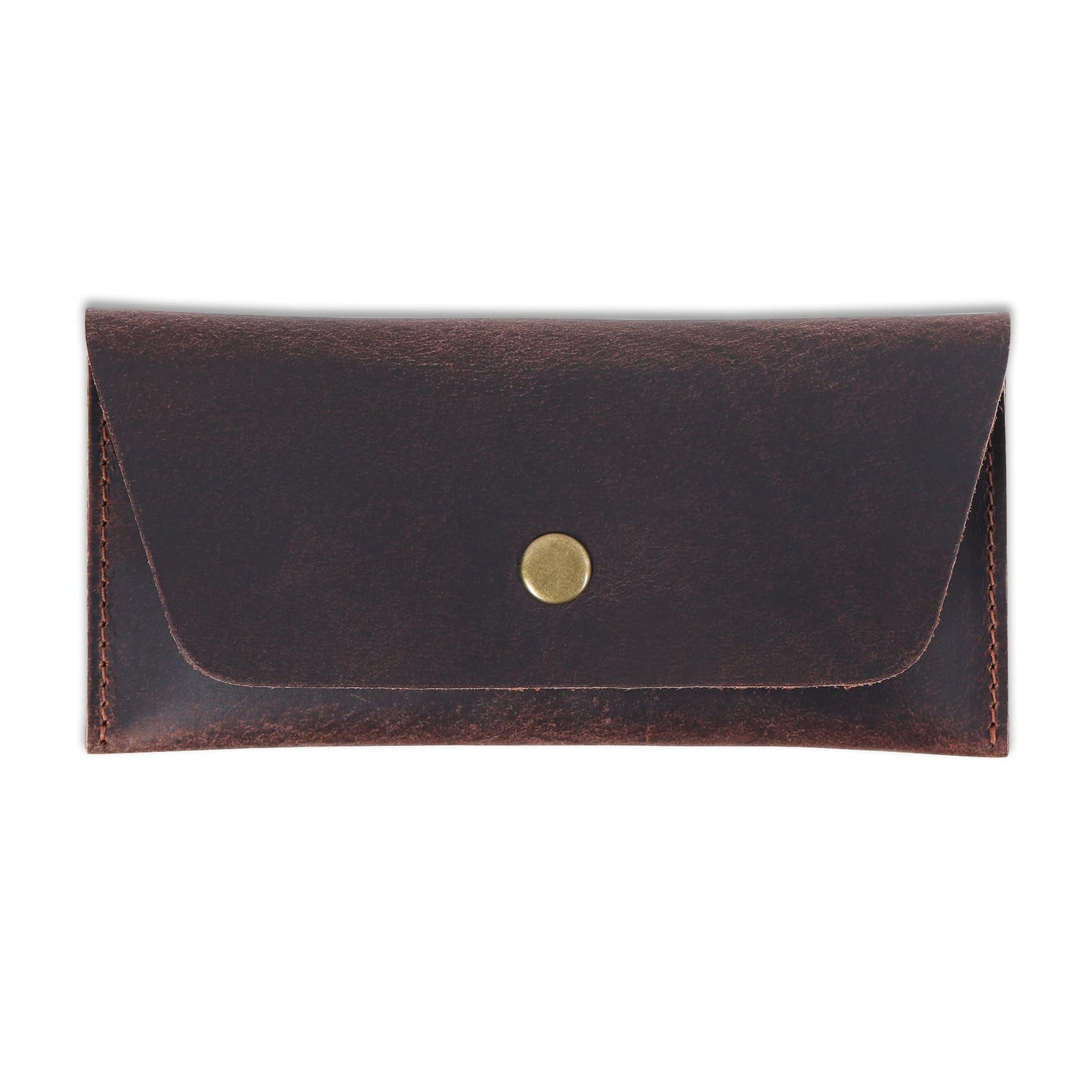 The Antiq Currency Pouch, Genuine Leather Currency Organiser, Travel Wallet for Him and Her, Handmade, Utility Pouch, Leather Money Pouch, Leather Currency Envelope (Brown), currency_pouch_002_Brown