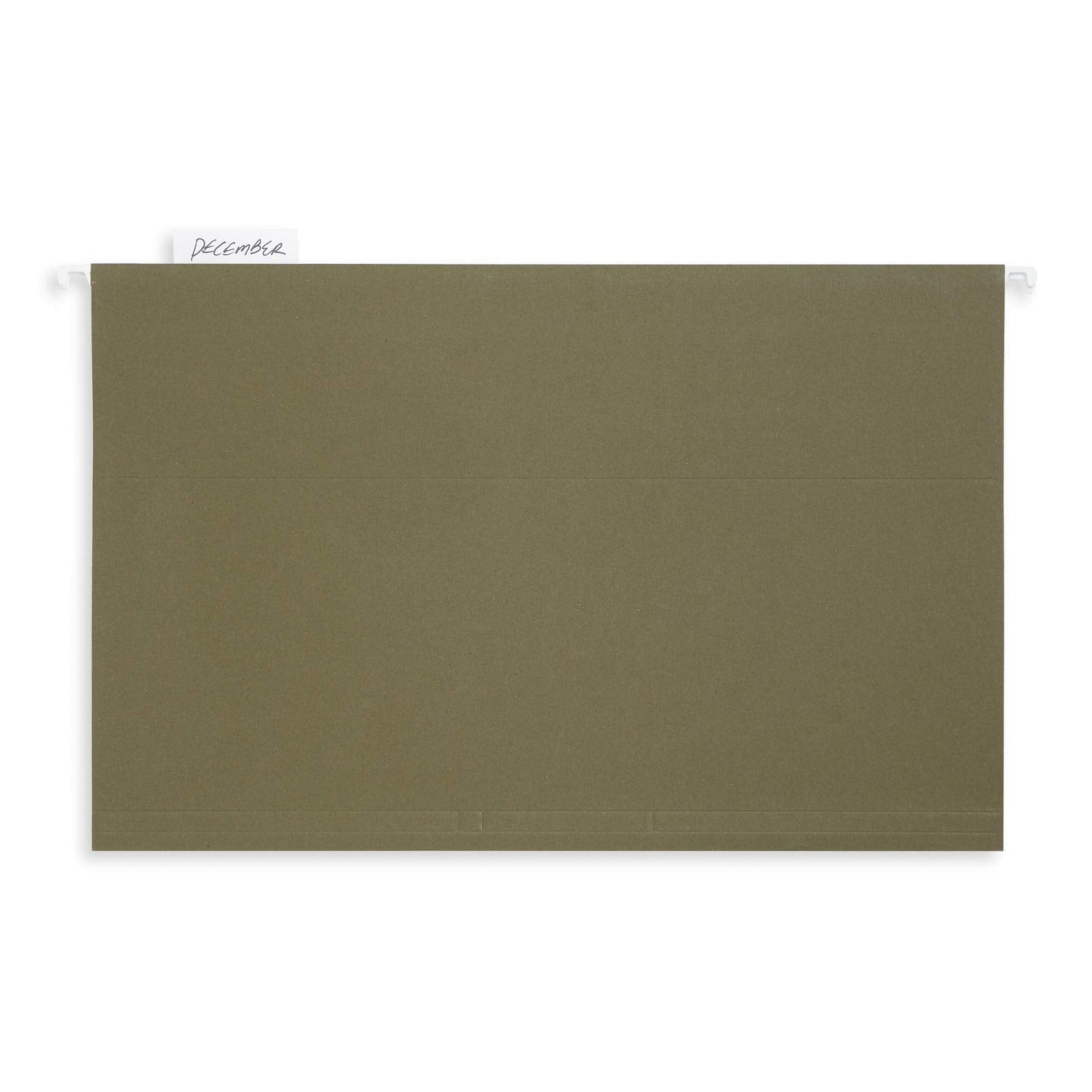 Blue Summit Supplies 50 Legal Size Hanging File Folders, 1/5 Cut Adjustable Tabs, 5 Tab Locations, Designed for Legal and Law Office File Organization, Standard Green, 50 Pack, Legal Size