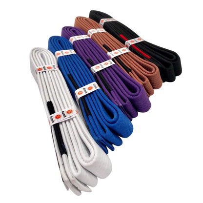 Ronin Brand BJJ Belt for Brazilian Jiu Jitsu Martial Arts Training (White, A2)