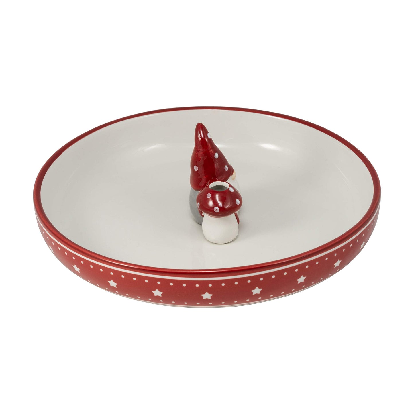 10 Strawberry Street Merry Morsels Appetizer Tray, Nordic Gnome