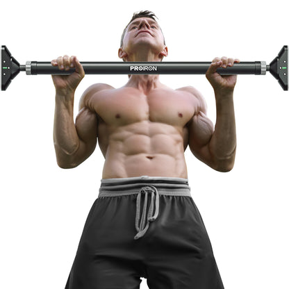 PROIRON Door Pull Up Bar Doorway Frame Chin Up Bar from 28.3in-38.2in,Home Gym Upper Body Workout Fitness Equipment,Exercise Hanging Bar Portable,Non-slip Secure Grip,440 LB,No Screws