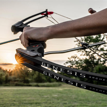 Genesis Archery Original Compound Bow with Adjustable Riser, 15"-30" Draw Length, Right - Archery Bow with 10-20 lb Draw Weight for Youth and Adults