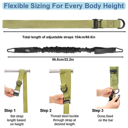 Pull Up Assistance Bands, Adjustable Heavy Duty Assisted Bands for Pull Ups Green