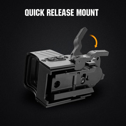 ohhunt Multiple Reticle Red Green Dot Sight Quick Detach Mount for Picatinny 1X22X33mm Wide Objective Diameters Optics