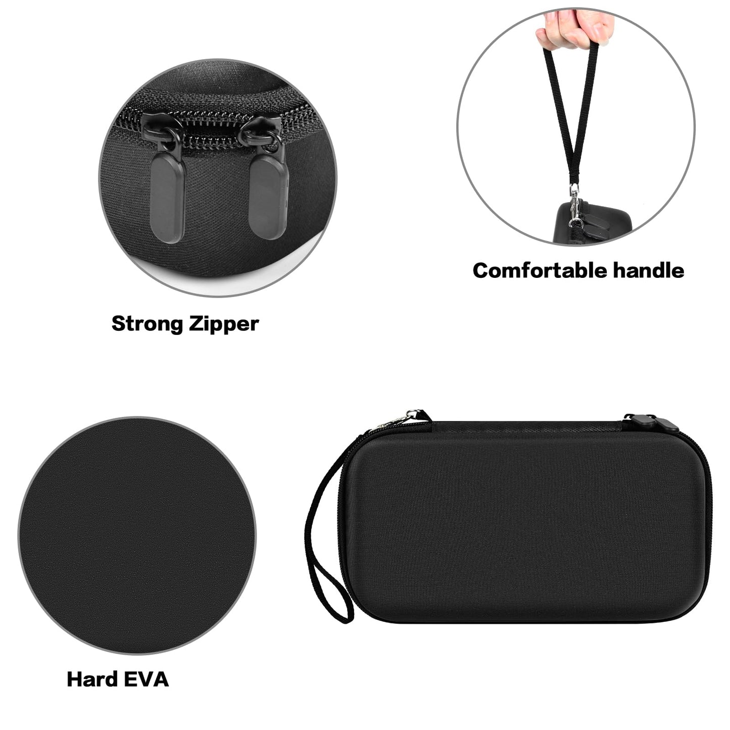 Pencil Case Pen Pouch Bag, Large Capacity Pencils Organizer Holder Office College Stationery Pen Marker Storage Supplies for adults, NOT INTENDED FOR USE BY CHILDREN 12 AND UNDER, Box Only (Black)
