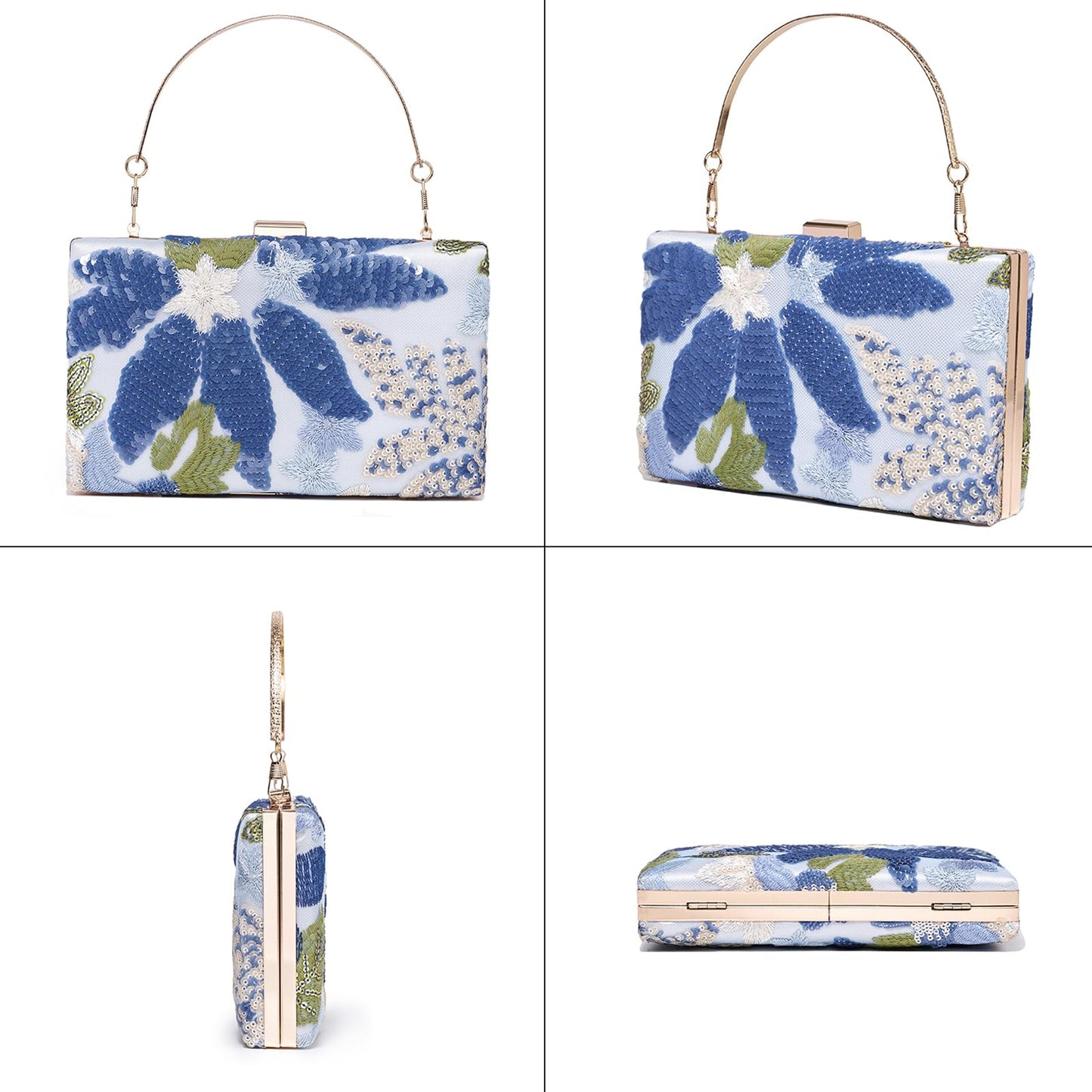 Kseymeir Women Clutch Handbag Evening Shoulder Purse Envelope Evening Bag
