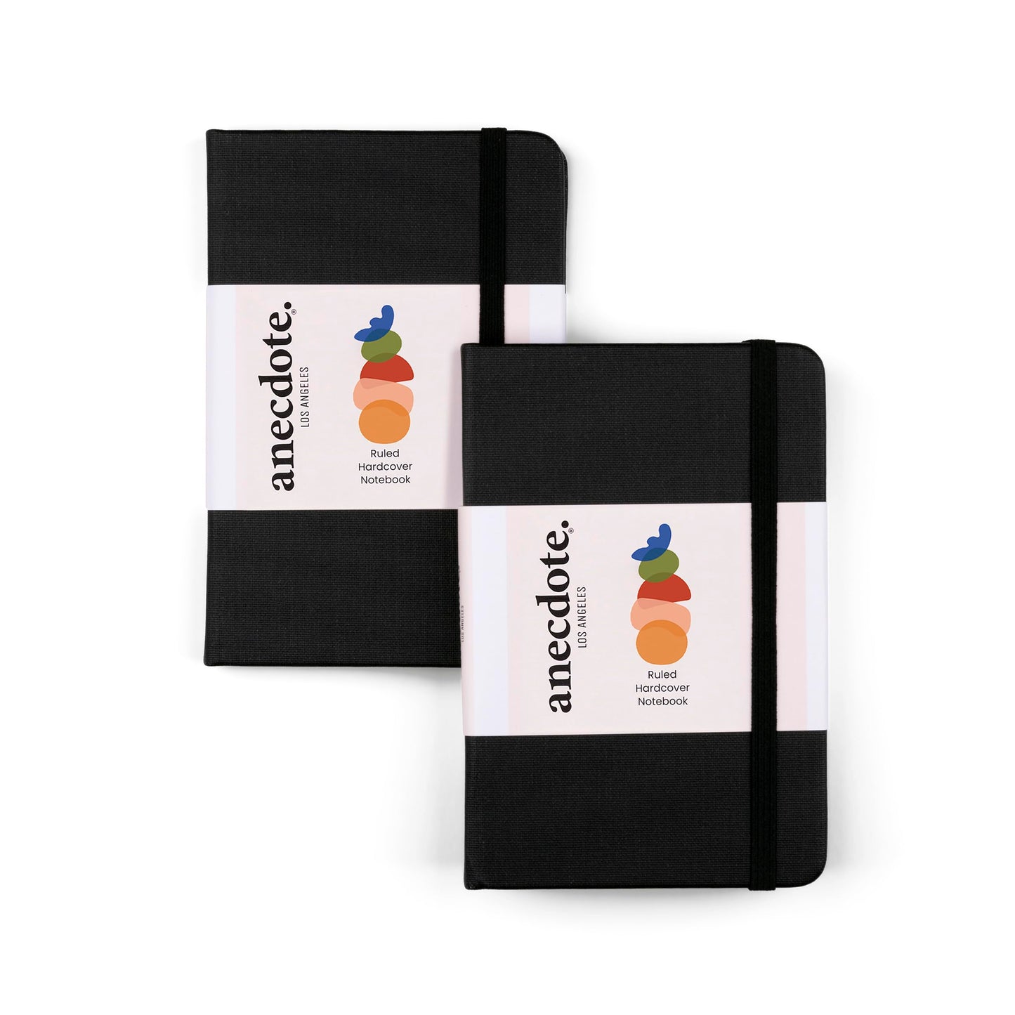 ANECDOTE. Small Journal Notebook for Men & Women, 192 Pages | Thick 80 GSM Lined Paper| Hardcover (5.5"x3.5" Pocket Size) | Daily Journaling Diary for Work, Travel, School & Office Use (Black)