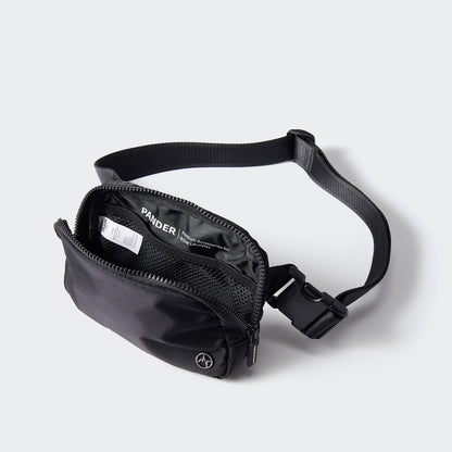 Pander Two Way Zipper Fanny Pack Nylon Everywhere Belt Bag for Women, Water Repellent Waist Packs, Crossbody Bags with Adjustable Strap.