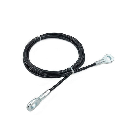 J Bryant Fitness Gym Replacement Cable Fitness Pulley Cable Thick 0.2inch/5mm Heavy Duty Steel Wire Rope for Home Gym Cable Pulley Attachments Machine Accessories (Type-A, 63")