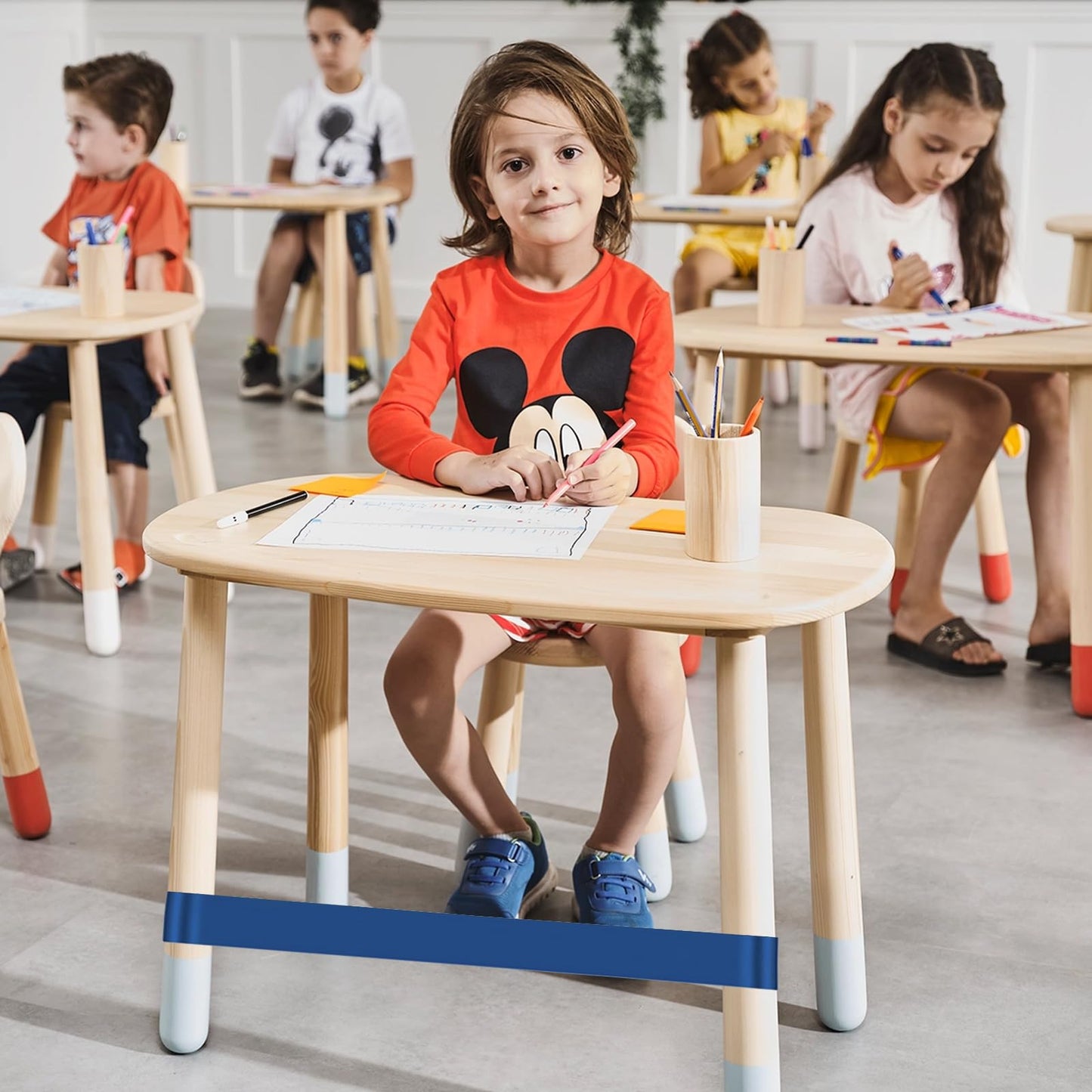 30 Pack Chair Bands for Kids with Fidgety Feet, ADHD Tools for Kids, Flexible Alternative Seating Bands for School Classroom Desk & Chair, Fidget Bands for Kids with ADHD ADD Autism & Sensory needs