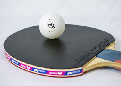 Martin Kilpatrick 3 Star Table Tennis Balls - 6 Pack - 40mm Ping Pong Balls - White - Poly Ping Pong Balls - Excellent Quality - Great For Schools, Homes, And Training