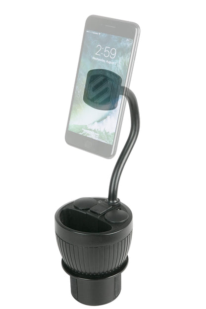 Scosche MAGWDM MagicMount Magnetic Car Phone Holder - Strong Magnet Mount for iPhone and Android - Secure Magnetic Cell Phone Mount for Window/Dash - Universal 360° Adjustable Mobile Cellphone Holder