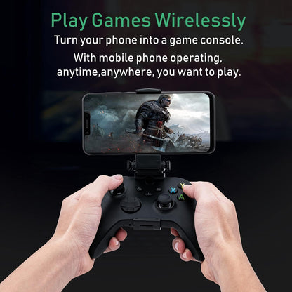 Mcbazel Mobile Gaming Clip for Xbox Series X and Xbox Series S, Adjustable Phone Game Holder Mount Clamp for Xbox Series X/S Wireless Controllers