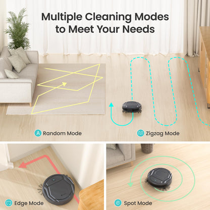 Lefant LiDAR Robot Vacuum and Mop, 450ml Visible Dustbin, Upgraded 190° PSD Obstacle Avoidance, Customized Cleaning, Multi-Floor Mapping, 150 Mins Runtime, WiFi/Alexa/APP, Pet Hair & Carpets, M330 Pro