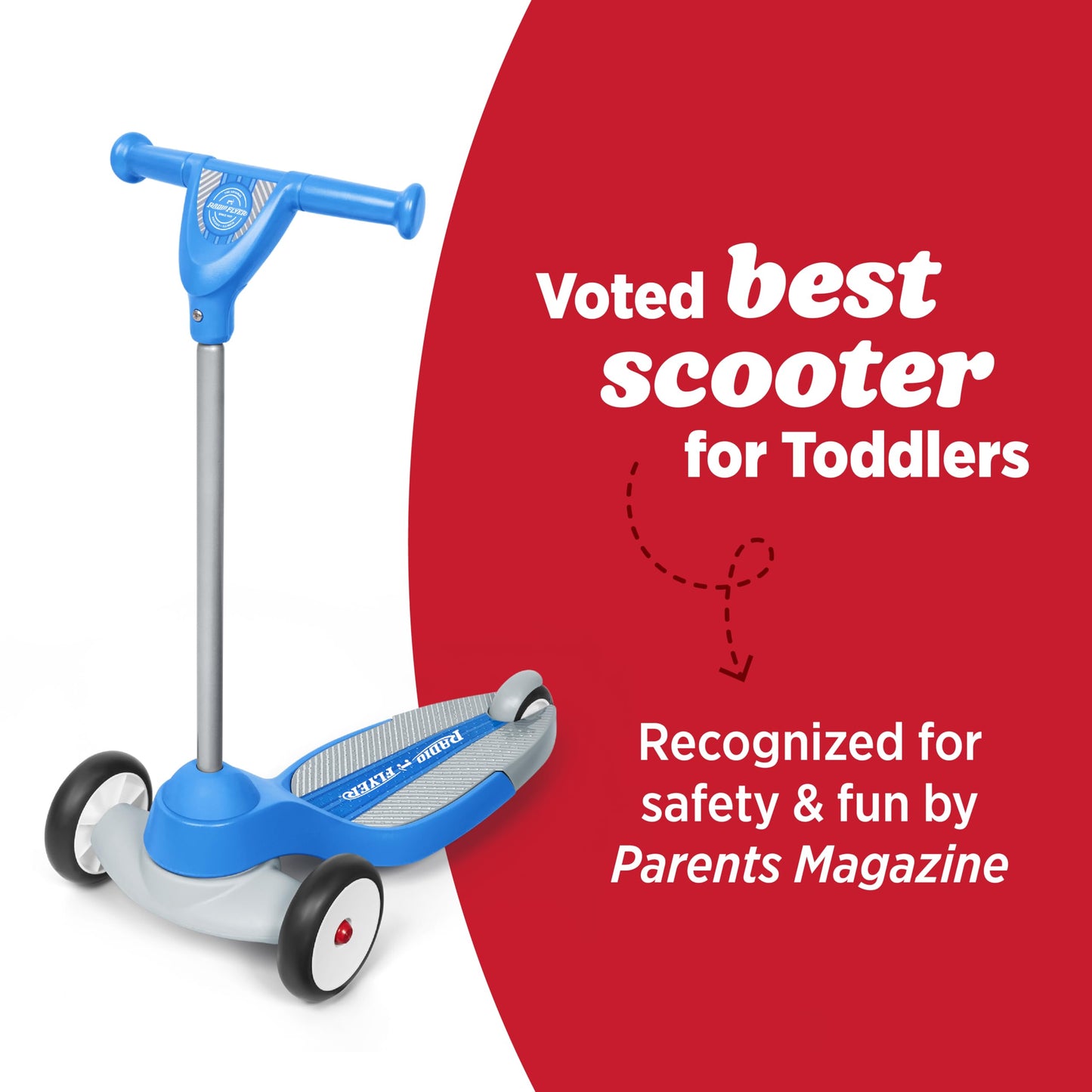 Radio Flyer My 1st Scooter, for Kids 2-5 Years Old, Blue