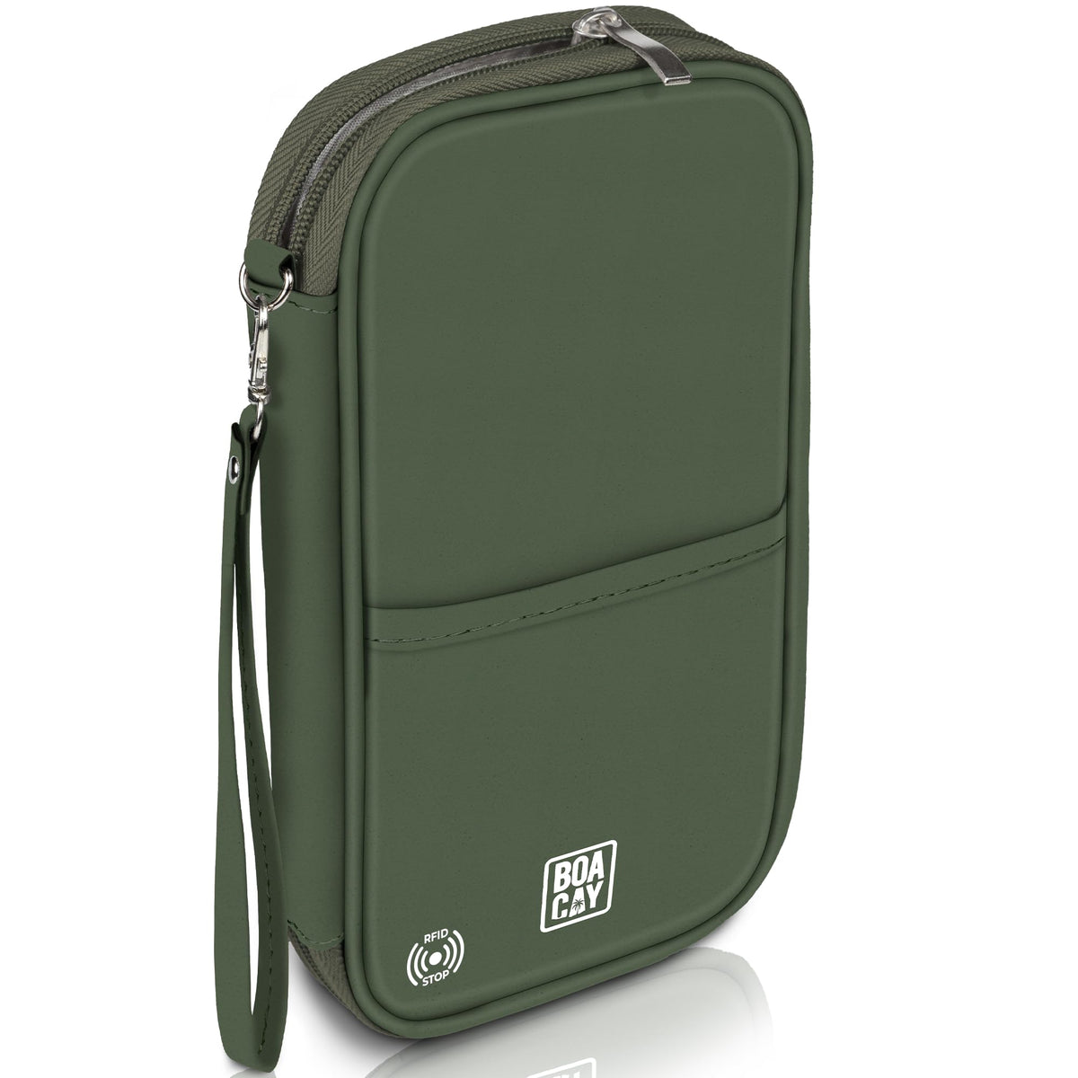 BOACAY Travel Document Organizer with RFID, Family Passport Holder, Wallet for Women & Men, Portable & Waterproof Case for Cards, Boarding Pass, Money