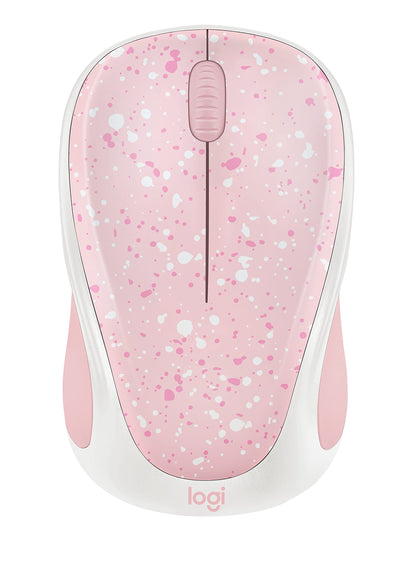 Logitech - Design Collection Limited Edition Wireless Compact Mouse with Colorful Designs - Golden Garden