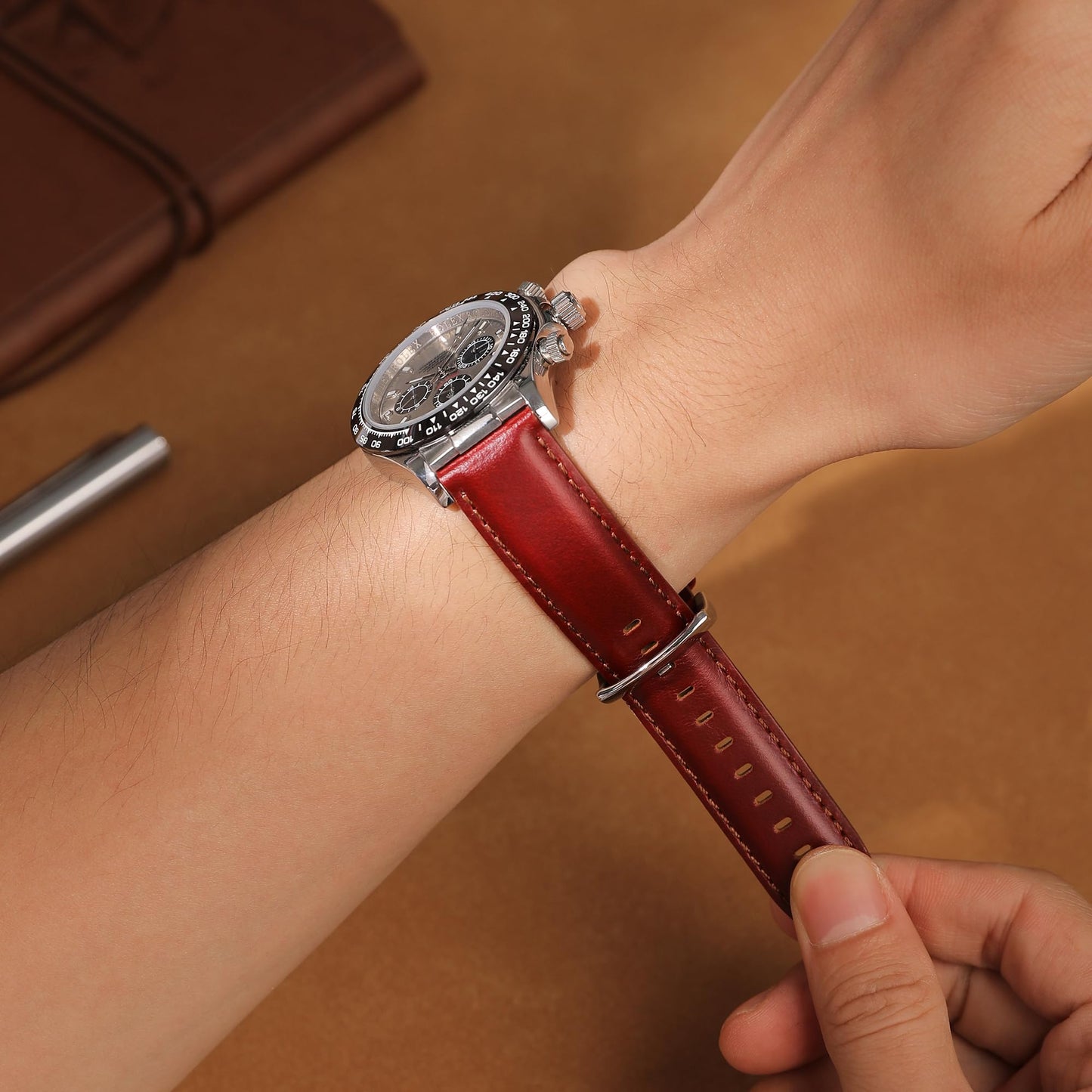 CORROPELLE Leather Watch Bands Quick Release, Elegant Top Grain Leather Watch Straps Band Replacement for Men and Women, Watch and Smartwatch, Choice of Width 18mm 19mm 20mm 21mm 22mm
