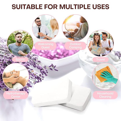 Disposable Face Towel 20 Count Compressed Towel Tablets 12×9 Inch Washcloths