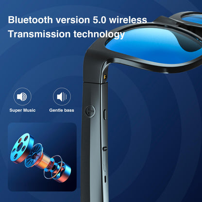 GS01 Smart Bluetooth Sunglasses, Audio Sunglasses With Speaker, UV400 Polarized lens, Open Ear Music, Touch Control