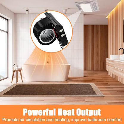 Heater Motor Assembly Replacement for Broan NuTone 655, 656, 658 | Blower Fan for Bathroom Exhaust