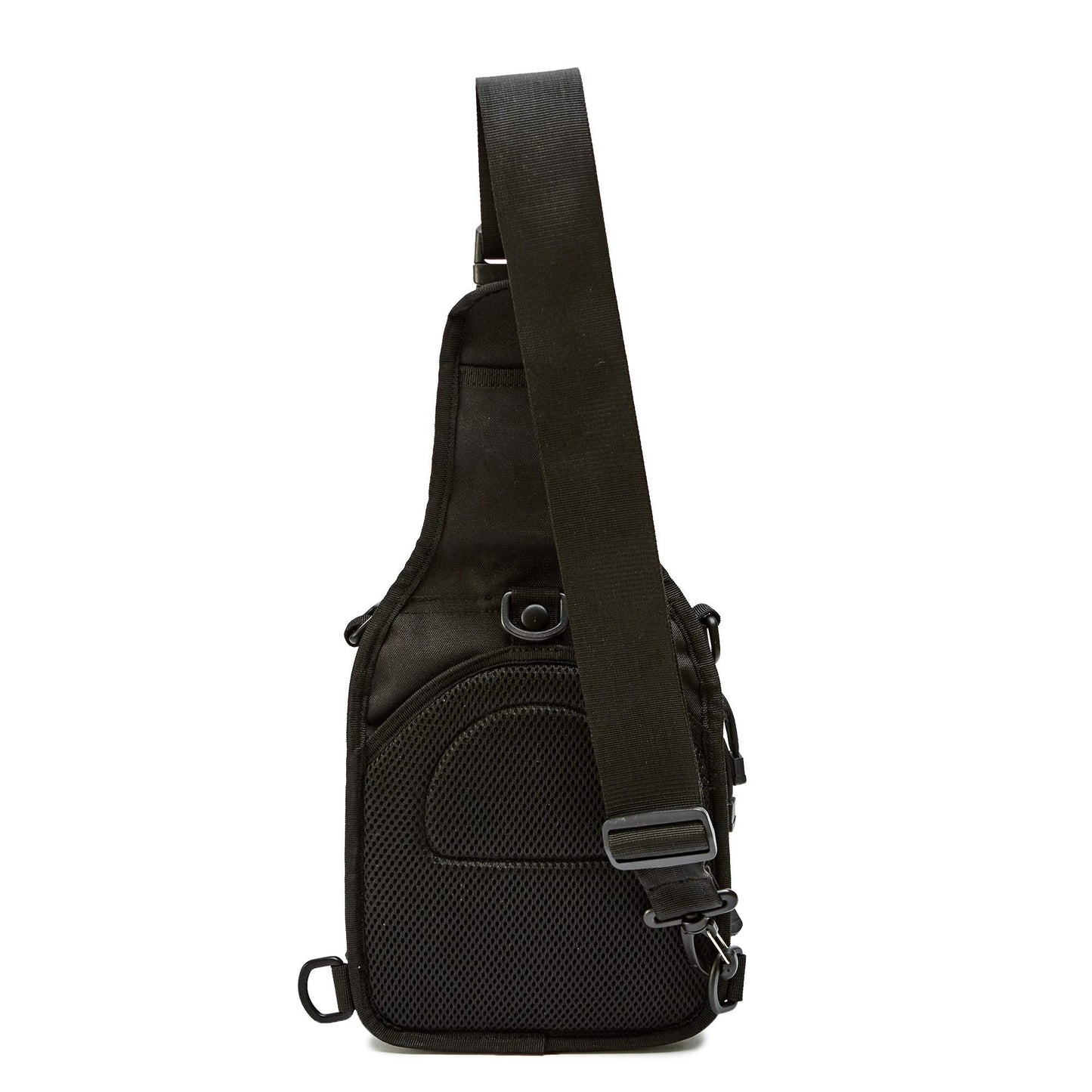 WOLF TACTICAL EDC Sling Bag - Concealed Carry Sling Pack with Laser-Cut MOLLE, Lightweight Tactical Crossbody for Range, Hiking, Travel & Daily Preparedness (Black)