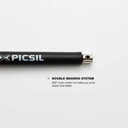 PICSIL High Speed Jump Rope, 360 Degree Spin, Double Bearing System, Made of ABS, Home Workout, Boxing, Fitness & Conditioning, Adaptable for Men, Women and Children