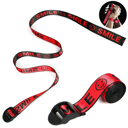 INNOLIFE Arm Wrestling Competition Match Strap Fixed, Non-Slip, no Hand Injury,35in Professional Wrist Table Training Competition Rope(Red Black)