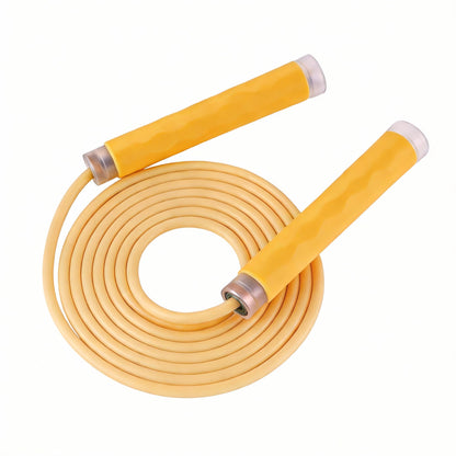 YUEDONG Fitness Jump Rope for Women & Men, 7MM PVC Cardio Rope for Fat Burning, Tangle-Free Ball Bearings, Adjustable Length, Beginner Home Workout Rope(1, ORANGE, 7MM)