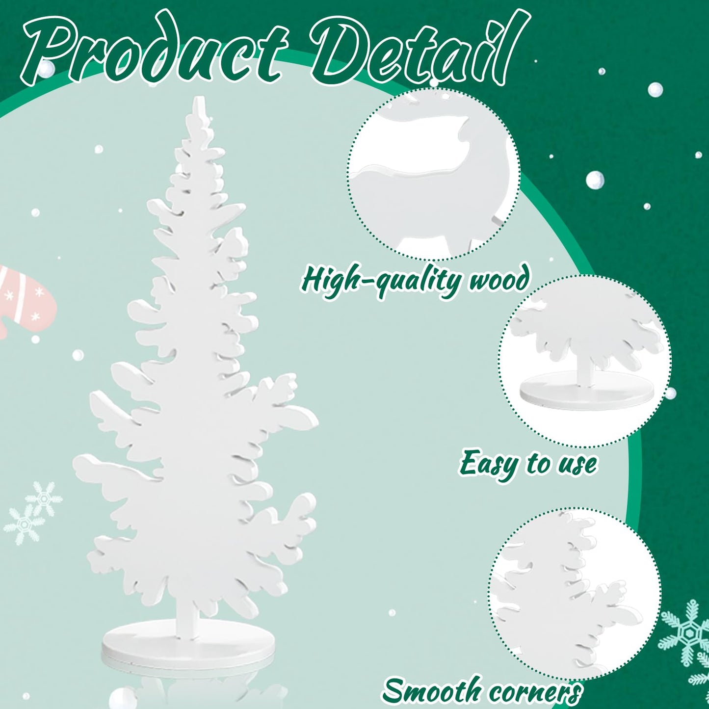 Whaline 8Pcs Christmas Wood Table Sign Xmas Cedar Elk Tabletop Centerpieces Rustic Tiered Tray Decor for Farmhouse Winter Holiday Home Office Mantel Table Fireplace Shelf