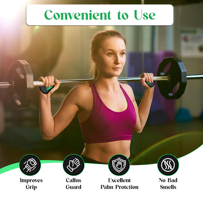 POSHOME Neoprene Gym Grip Pads for Weight Lifting – Non-Slip Hand Grips for Men & Women – Workout Gloves Alternative for Pull Ups, Deadlifts, Fitness & Training – Easy Lifting Grips Gym Pads