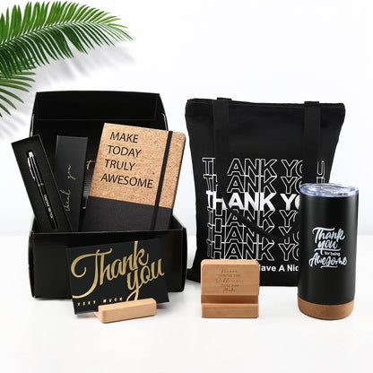 APRBOX Employee Appreciation Gifts Bulk Thank You Gifts with Thank You Cards for Women Men Work Gifts Office Gift Baskets for Social Worker Secretary Teacher Farewell Gift for Coworkers