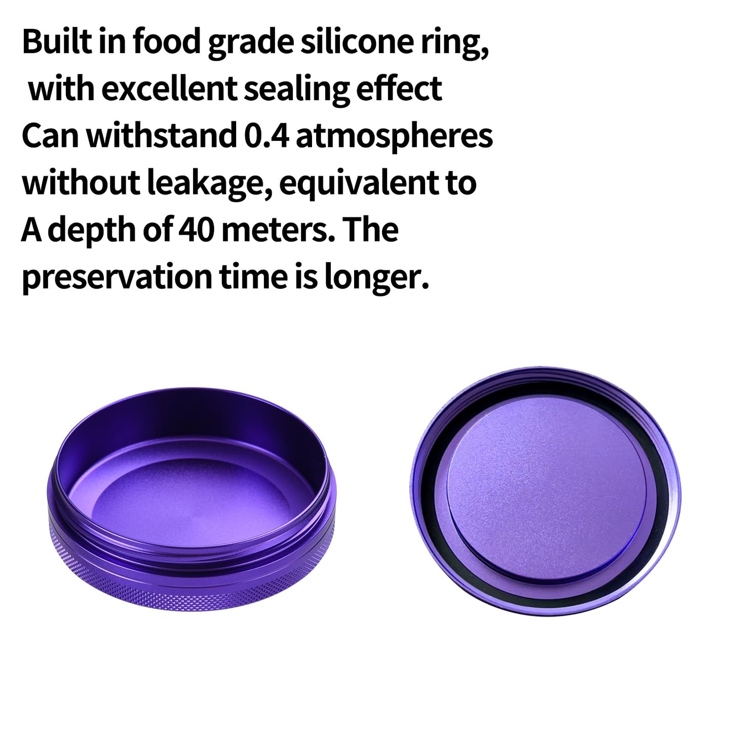 BEIJIATE 3.0-inch Zyn Metal Can | Zyn Holder | Metal Zyn Container | Moisture & Odor Proof Container | Aluminum Zyn Can & Organizer | Dip Can |r with dinosaur skeleton design (Purple)