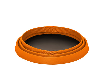 Ruffwear, Bivy Bowl Collapsible Ultralight and Packable Dog Bowl, Salamander Orange, Medium