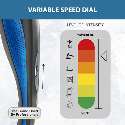 Wahl Lithium-Ion Deep Tissue Percussion Handheld Massager for Muscles, Back, Neck, Shoulder Pain Relief, Cordless, Adjustable Intensity, Long Battery Life, FSA Eligible, Model 4232